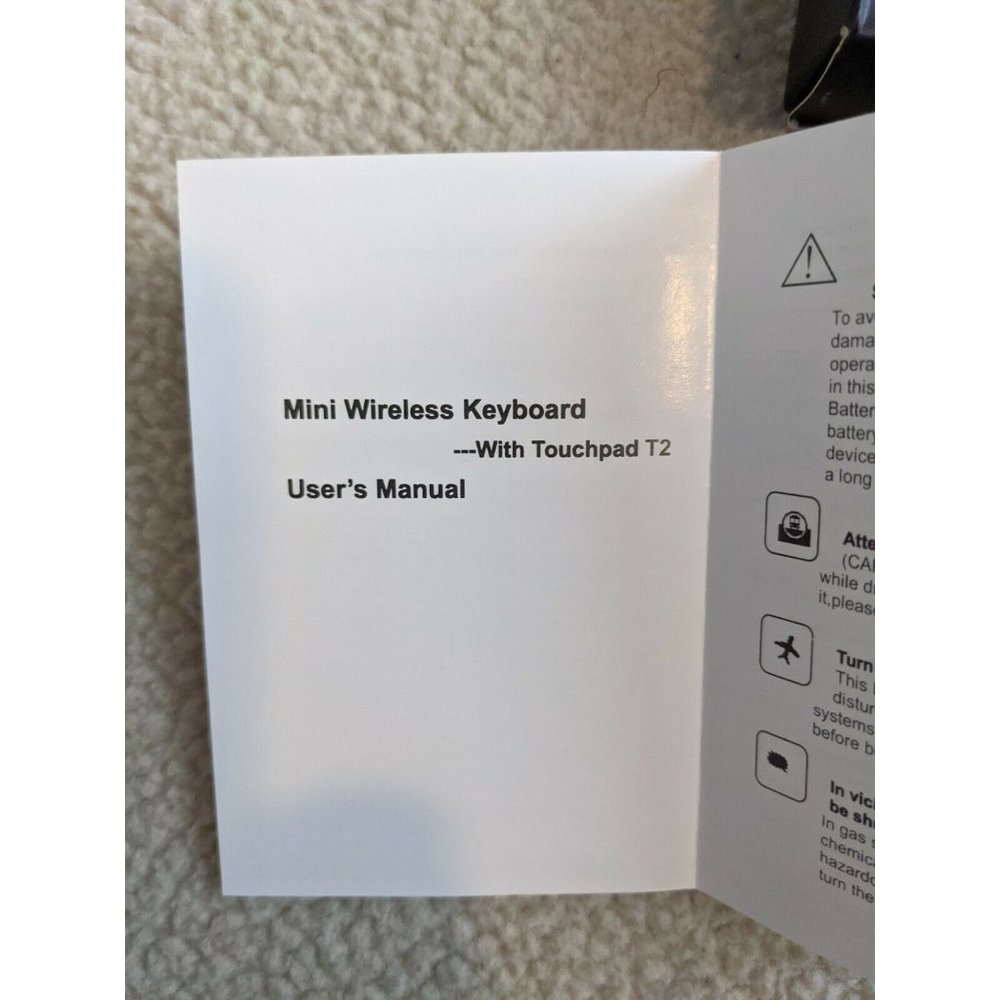 Mini Portable Wireless Keyboard With Touchpad T2 - Picture 6 of 10